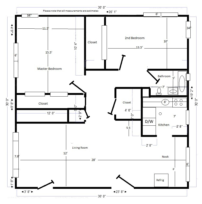 Floor Plan - 2350 5th St