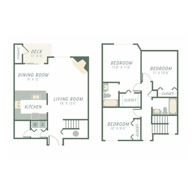 Floorplan - The Dock at Surprise Lake