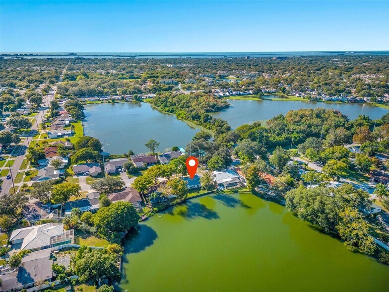 Aerial of Lakes and the beach - 2125 Beecher Rd