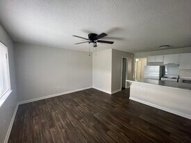 Living Room & Kitchen - Guilford Place Apartments.