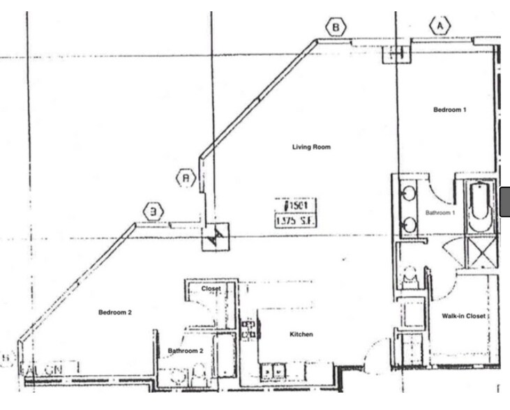 Unit Floorplan - 801 S Grand Ave