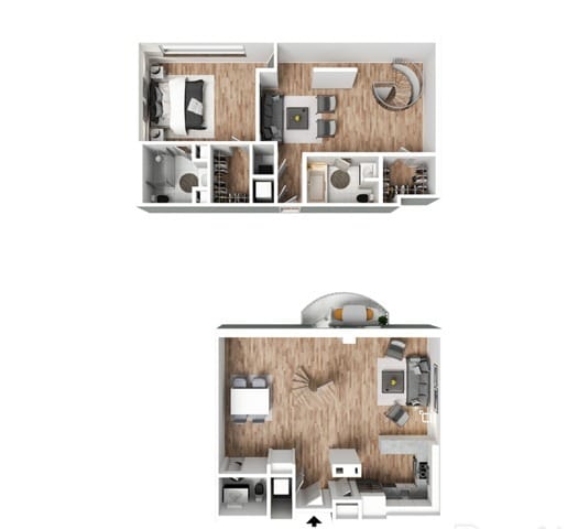 B-D1 Floorplan - The Peach Atlanta