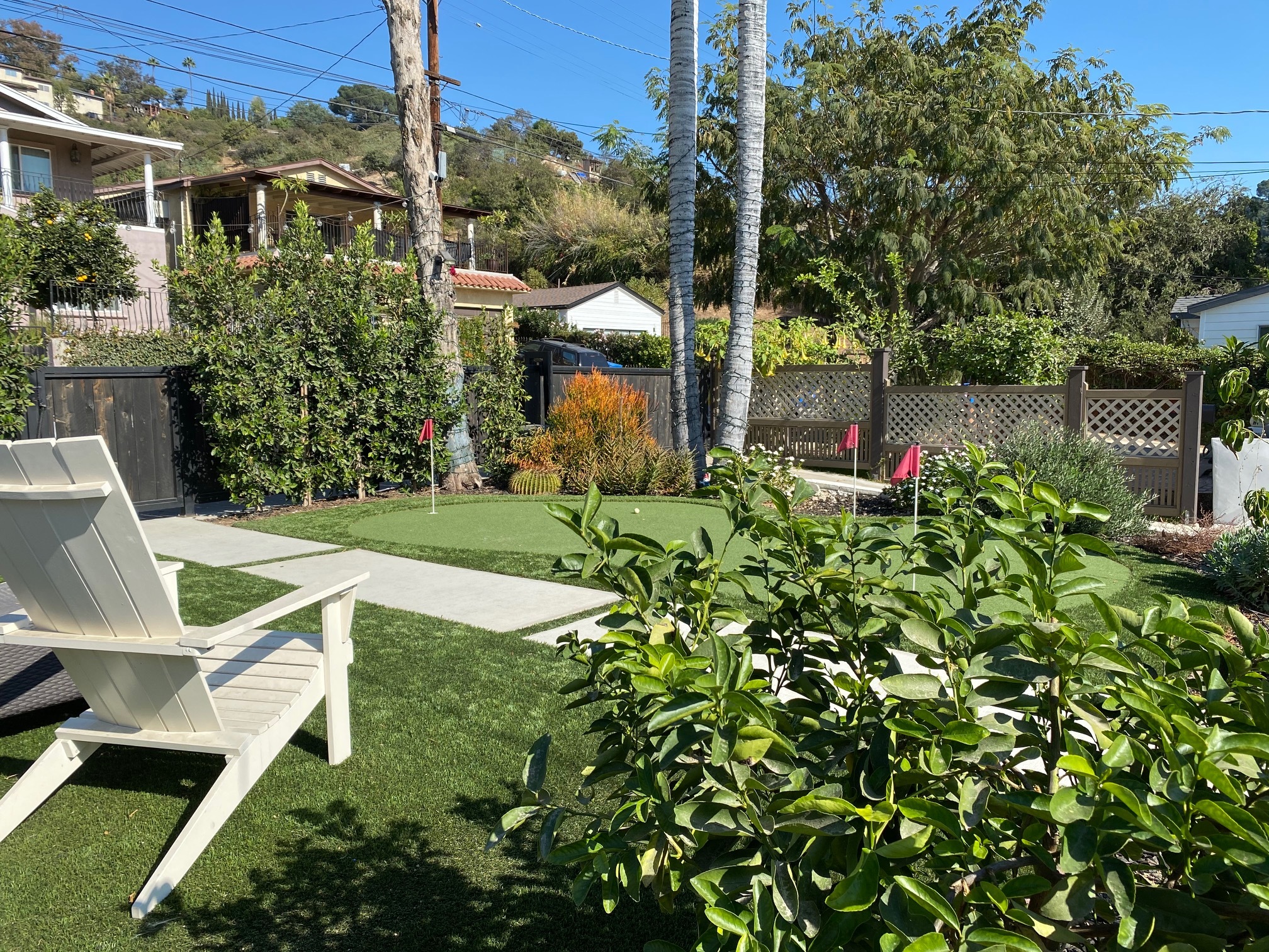 Front yard w/ Putting Green - 2100 Rome Dr