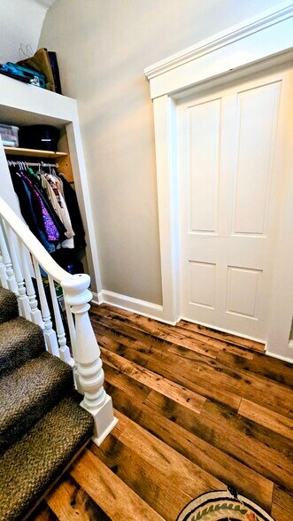 Front Foyer. Faux Door, Stairs to Main Floor - 806 Main St