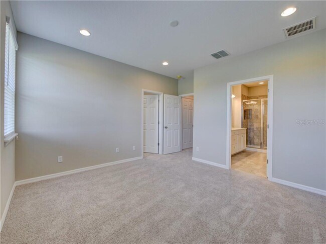 Spacious Master Bed Room with large closet and full bath. High Ceiling, Privacy Blind, fit a BIG KIN - 1074 Amber Leaf Trail