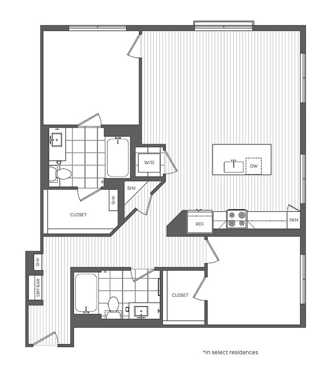 2bd / 2ba - The Overlook at Walnut Creek