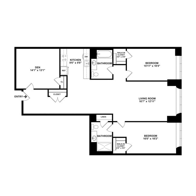 Floorplan - Residences at Mill 8 and 10 (A 55+ Senior Community)