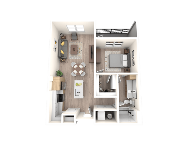 Floorplan - Tempo at Nine Mile Station Apartments