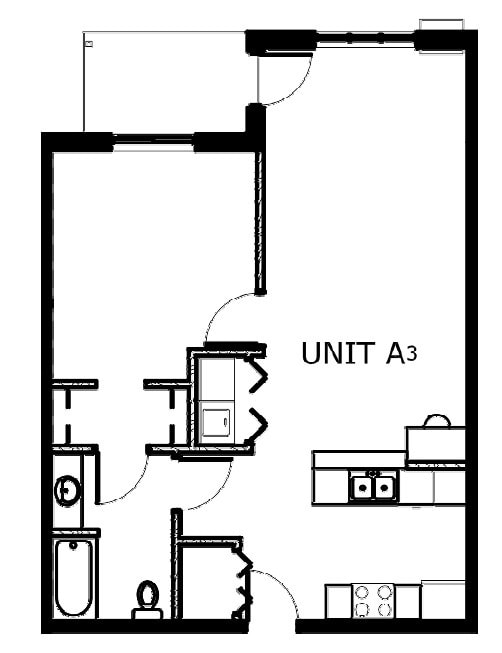 Floorplan - The Fountains Apartments