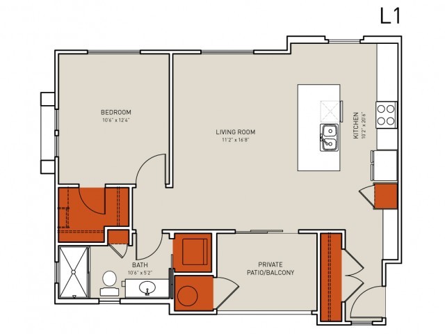 L1 Floor Plan - Liv Avenida