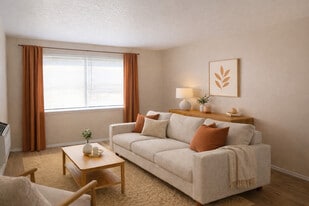 Solara Living Room - La Villa Apartments