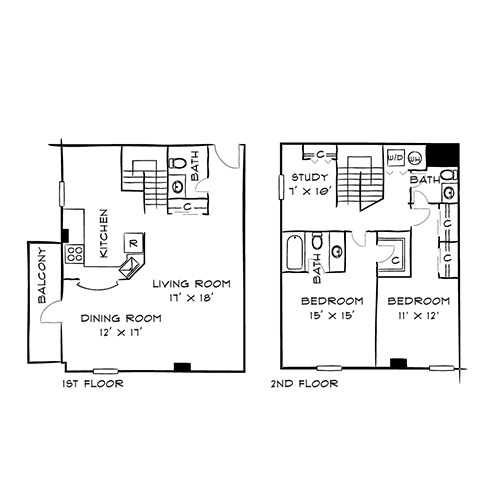 Floorplan - The Residences at Capital Crescent Trail