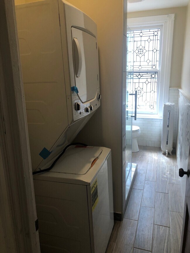 View of Bathroom with washer/dryer - 4621 Hazel Ave