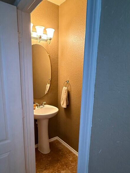 Guest Bathroom (1/2 bath) on Bottom Floor by the Garage Entrance - 420 Slippery Rock