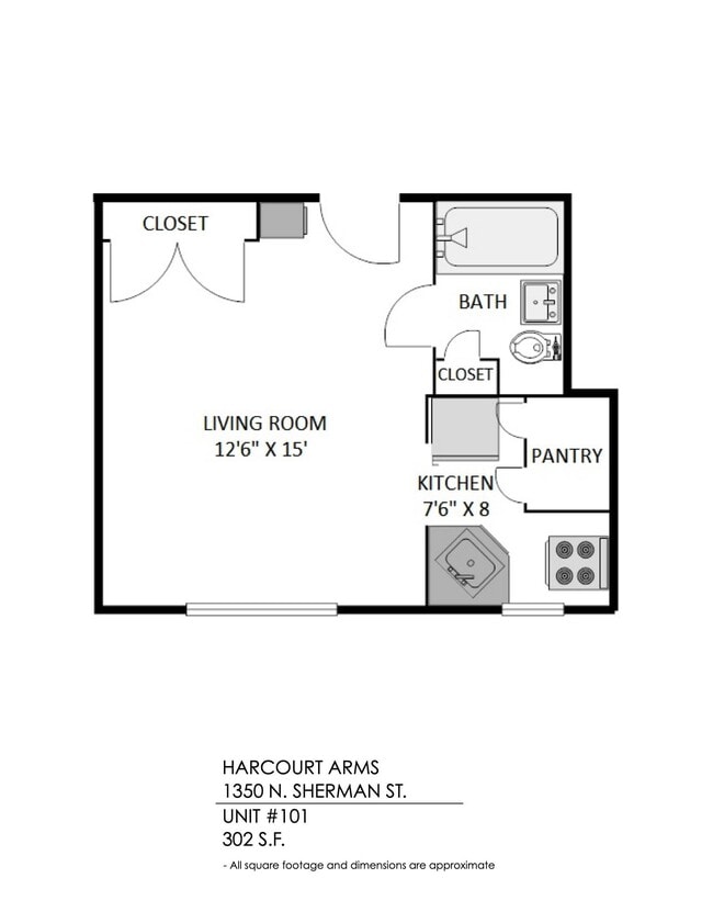 Floorplan - Harcourt Arms