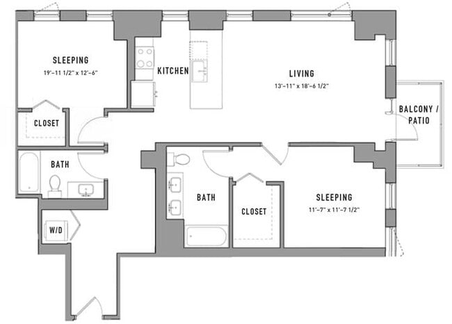 Floorplan - Residences at Addison Clark