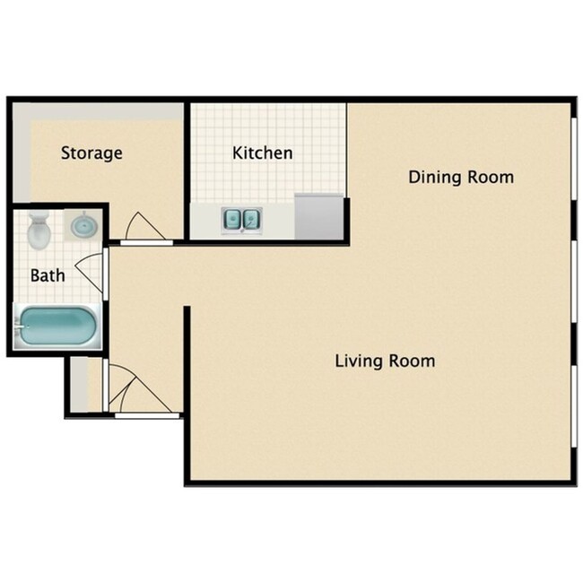 Floorplan - Riverview West Apartments