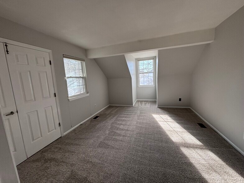 Master bedroom with French doors - 2172 S. Victor St.