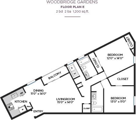 Floorplan - Woodbridge Gardens