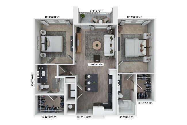 Floorplan - District 757 Apartments