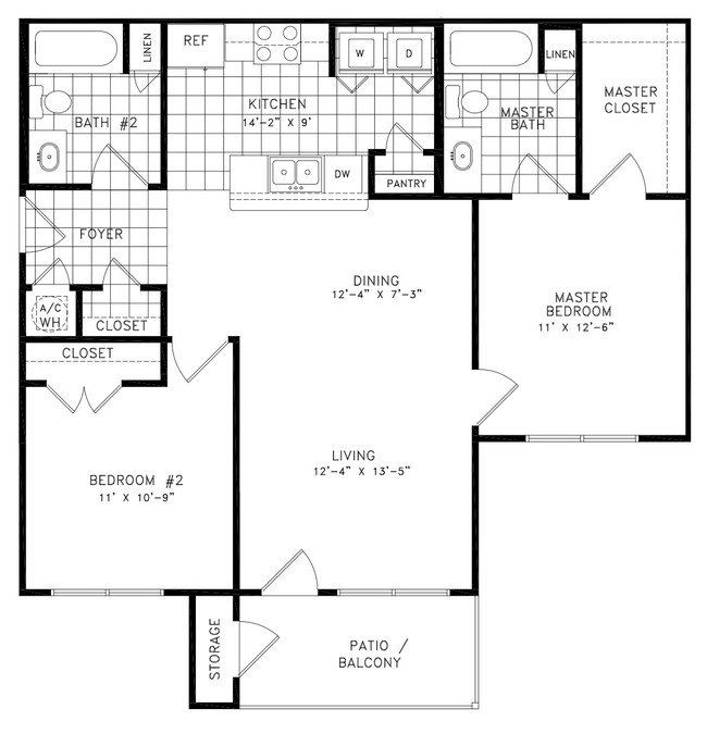 Floorplan - Majors Place