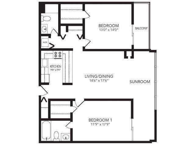 Floorplan - 2460 Peachtree