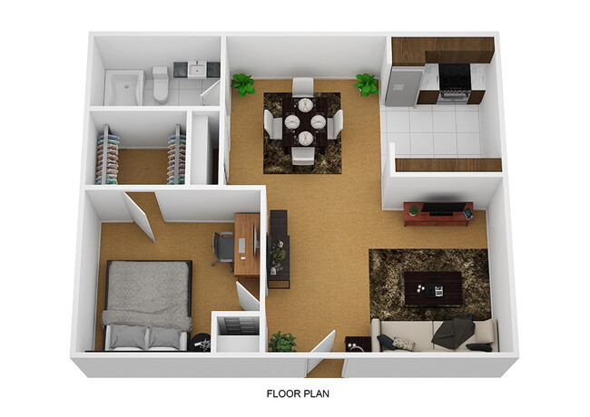 Floorplan - Sherwood Forest Apartment Homes