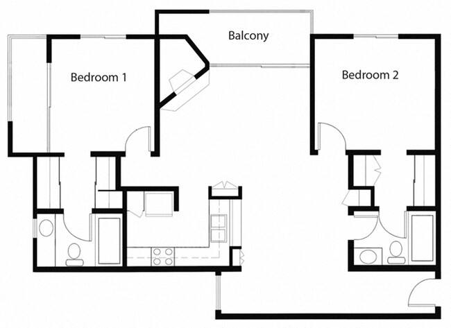 Floorplan - Midvale Towers