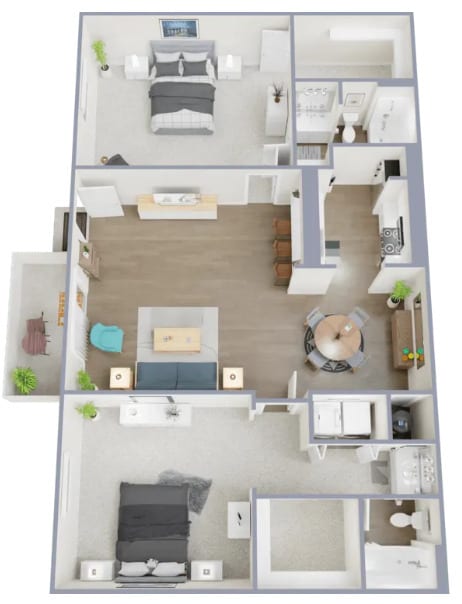 Floorplan - Harbour Point Apartments