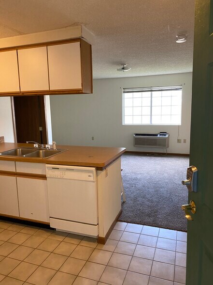 kitchen looking toward living - 101 S Shafer St