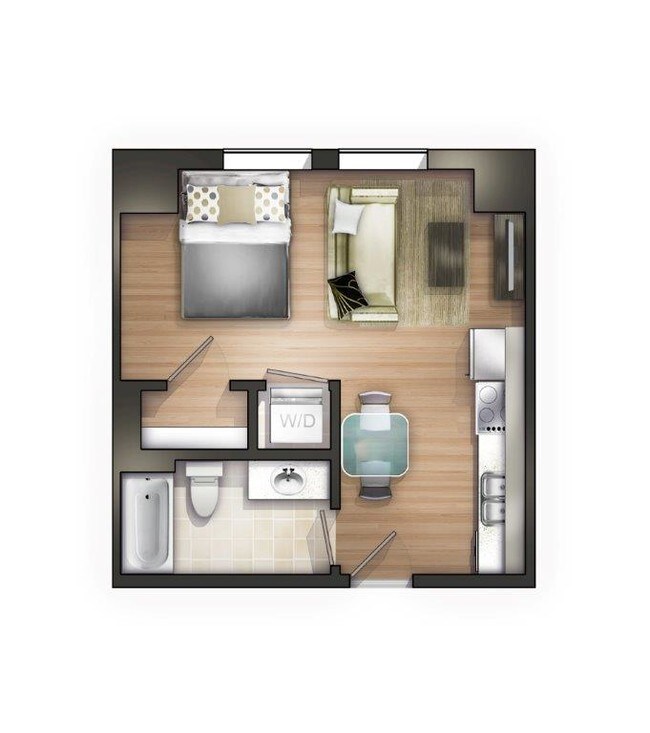 Floorplan - The Land Bank Loft Apartments