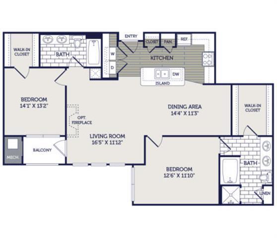 Floorplan - The Residences at Congressional Village