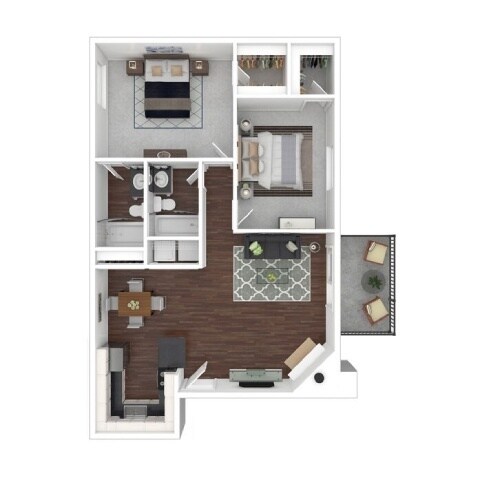 Floorplan - Miramar Apartments