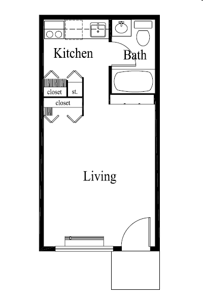 Studio Apartment - Merrifield