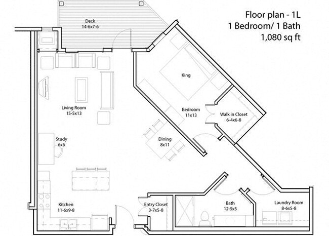 Floorplan - The Cavanagh 55+ Apartments