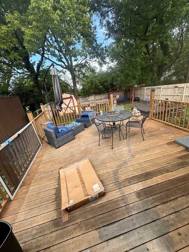 Back Patio - 1420 Meadow Rd