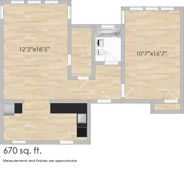 Floorplan - 1348-1352 N. Austin Blvd. and 7-9 Greenfie...