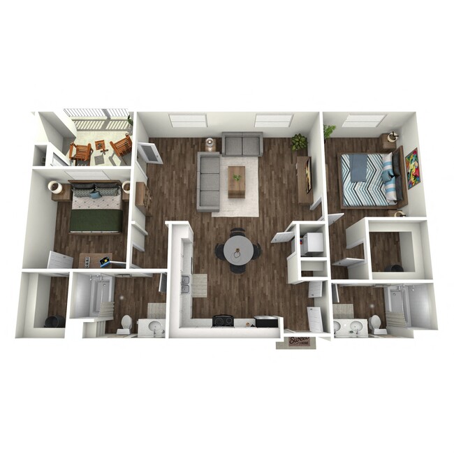 Floorplan - Los Alamitos Luxury Apartments