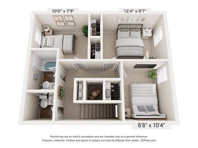 Floorplan - Woodlocke Apartments