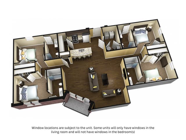 4BR/4BA - Kleinbeck - Element Communities Downtown Columbia - Hi...