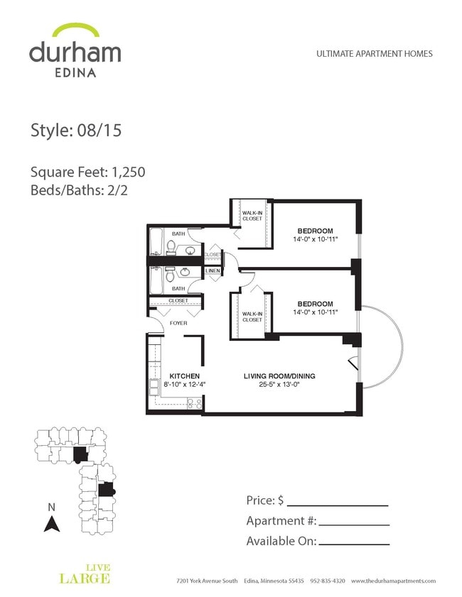 Floorplan - Durham