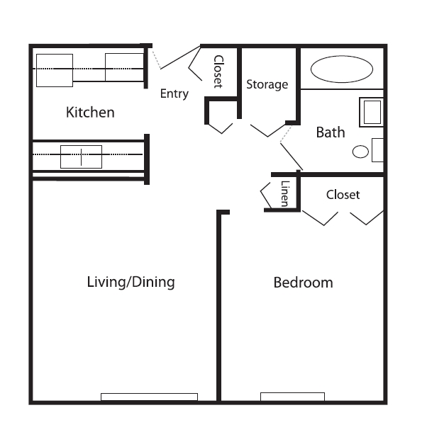 Floorplan - Spruce Hills Village