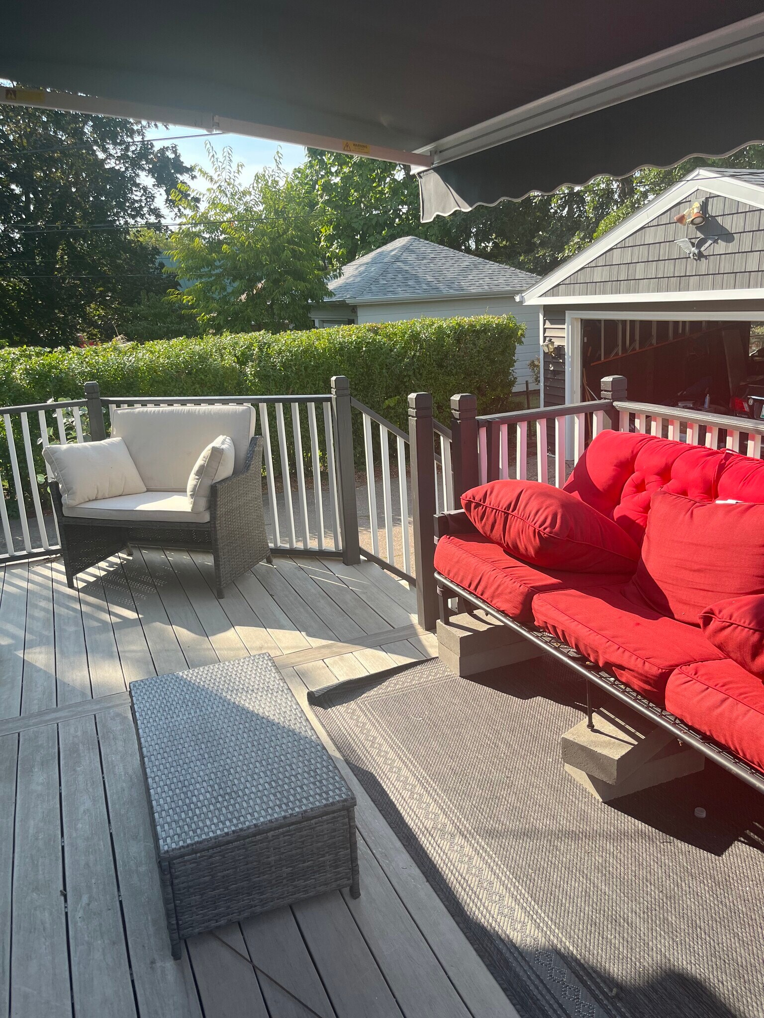 Back porch - 2118 Elm St