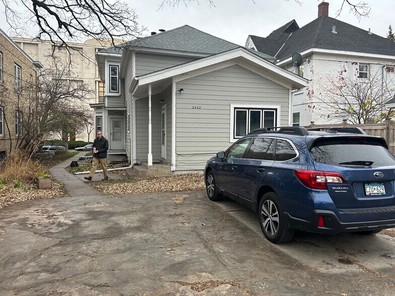 Parking in back of building - 2432 Stevens Ave