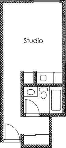 Floorplan - Midvale Court Apartments Westwood