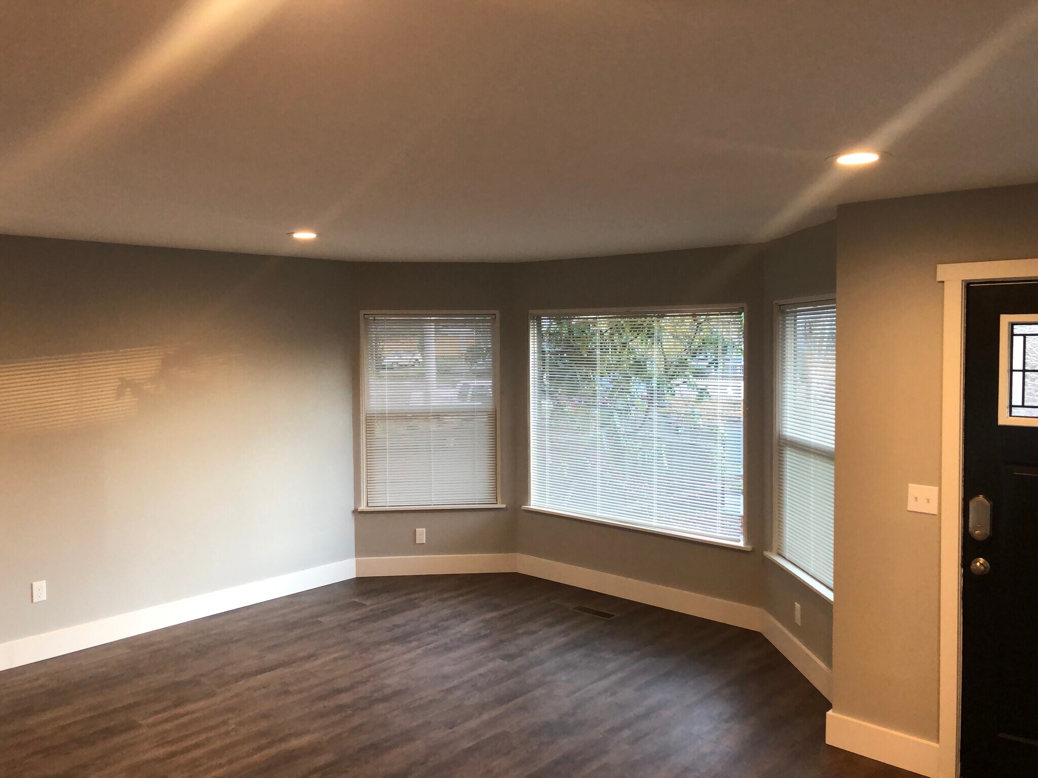 Living Room - bay windows - 411 N L St