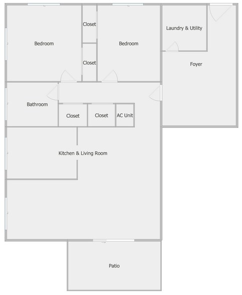 Floor Plan - 8502 Sagebrush Ln