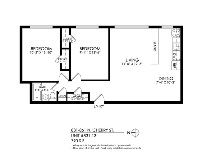 Floorplan - 831-861 Cherry