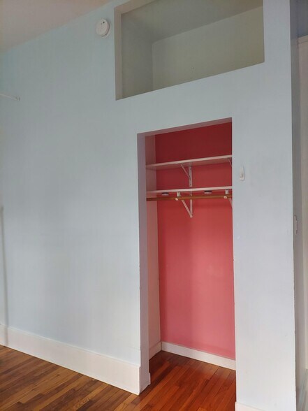 Bed #2 with storage space above closet - 705 W Healey St