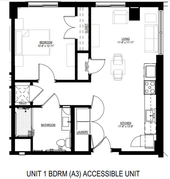 Floorplan - 62+ Steve Protulis Towers East & West